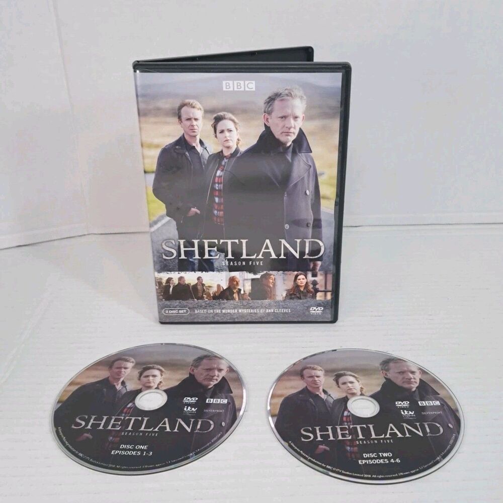 Shetland Season 5 DVD BBC Crime Drama Mystery TV Series Fifth Season Five DVD